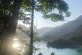 Panorama sul lago di Ledro dalla Panchina Gigante