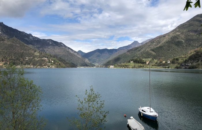 Lago di Ledro visto da Molina di Ledro